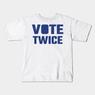 Vote Twice Kids T-Shirt